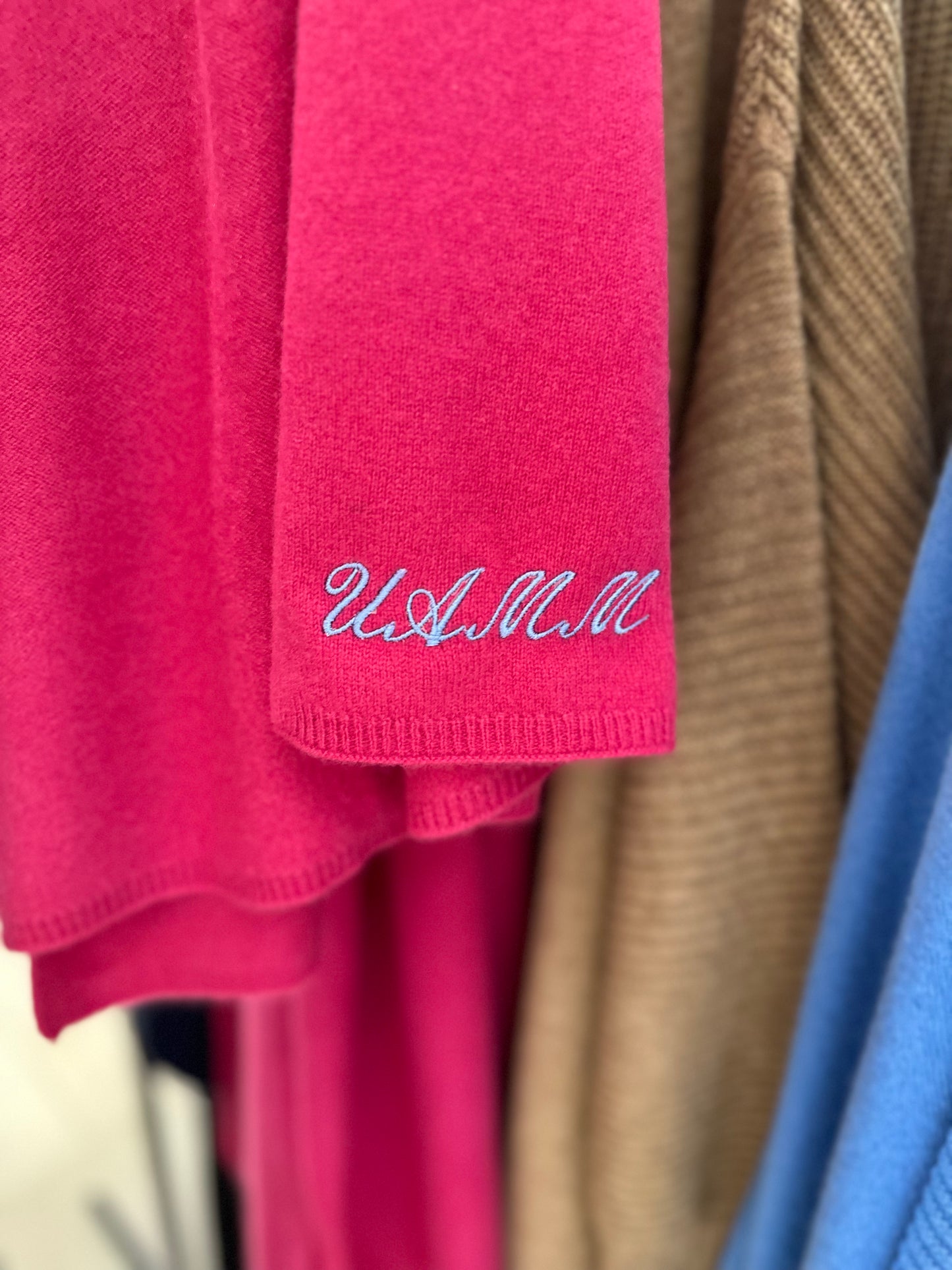 Ruby Pink Cashmere Travel Wrap