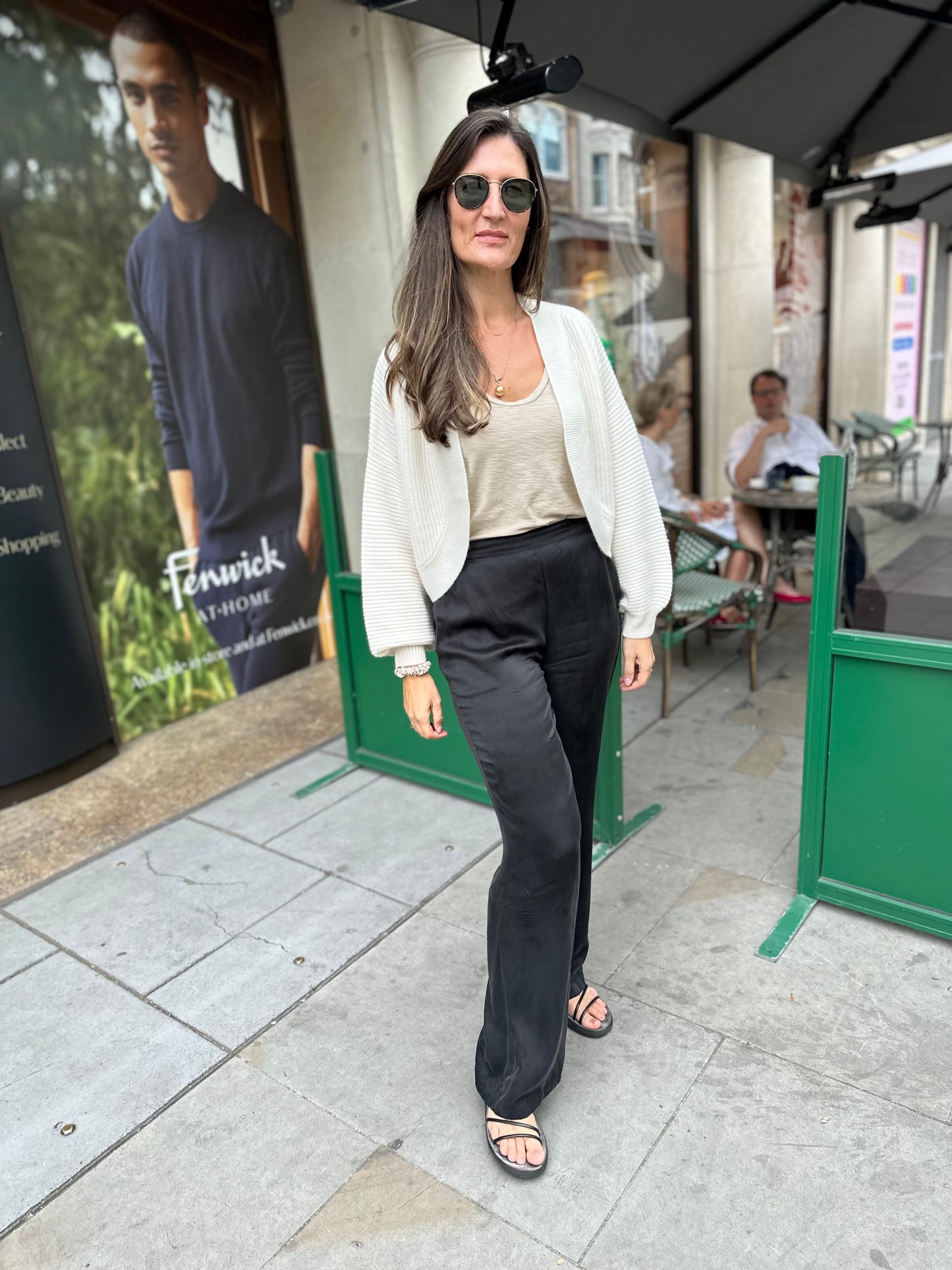 Cropped Cashmere Cocoon Cardigan
