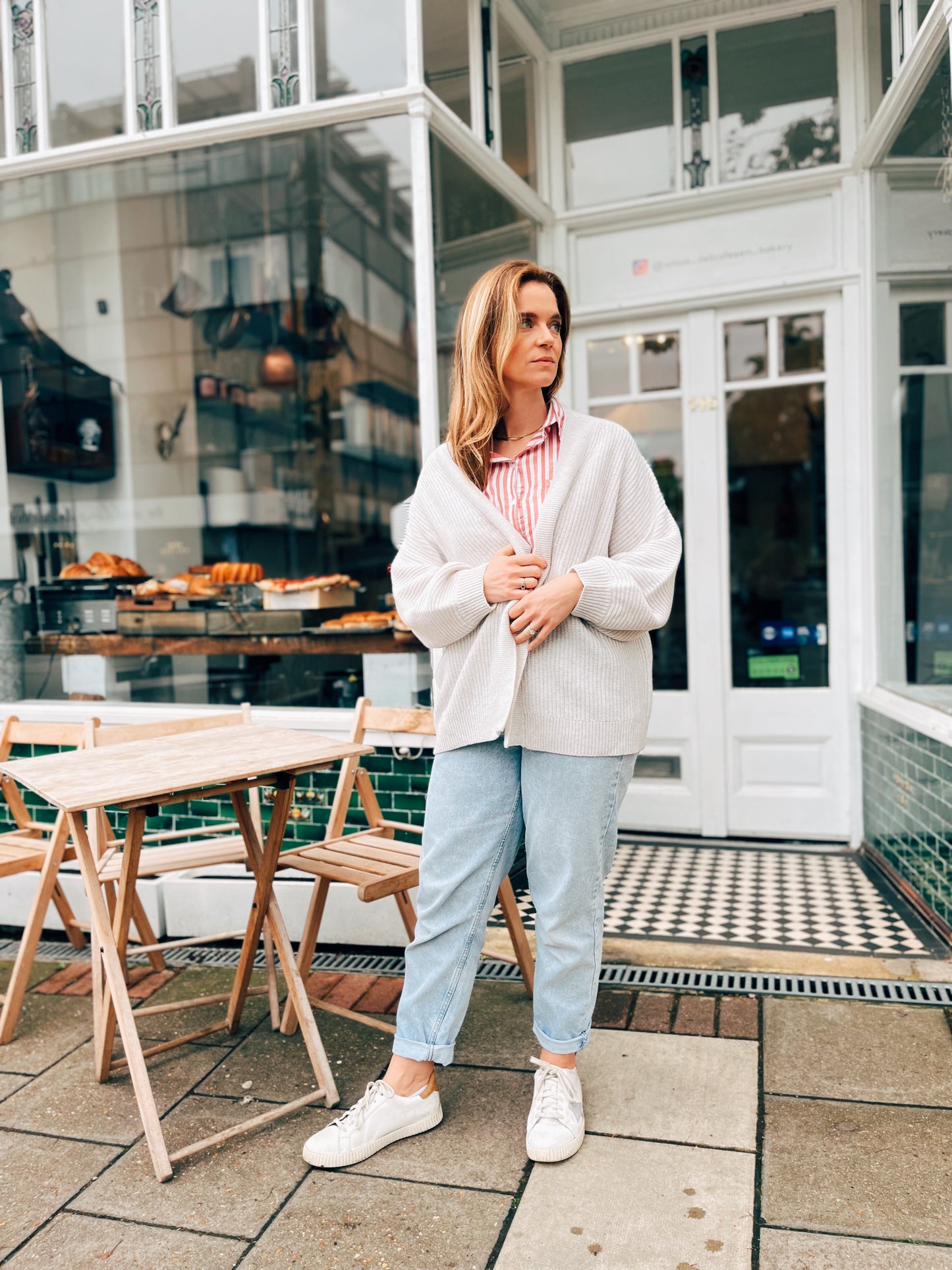 The Everyday Cardigan Cool Oat