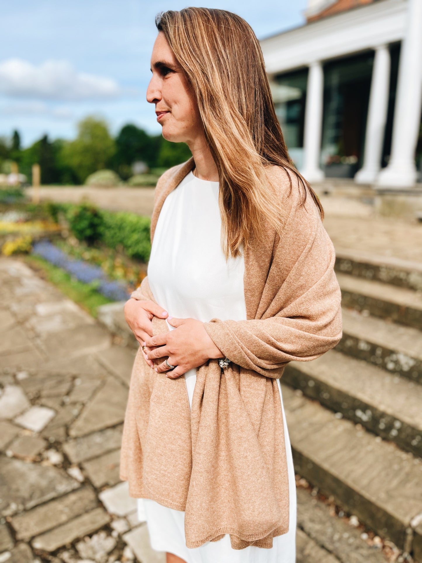 Rich Caramel Travel Wrap