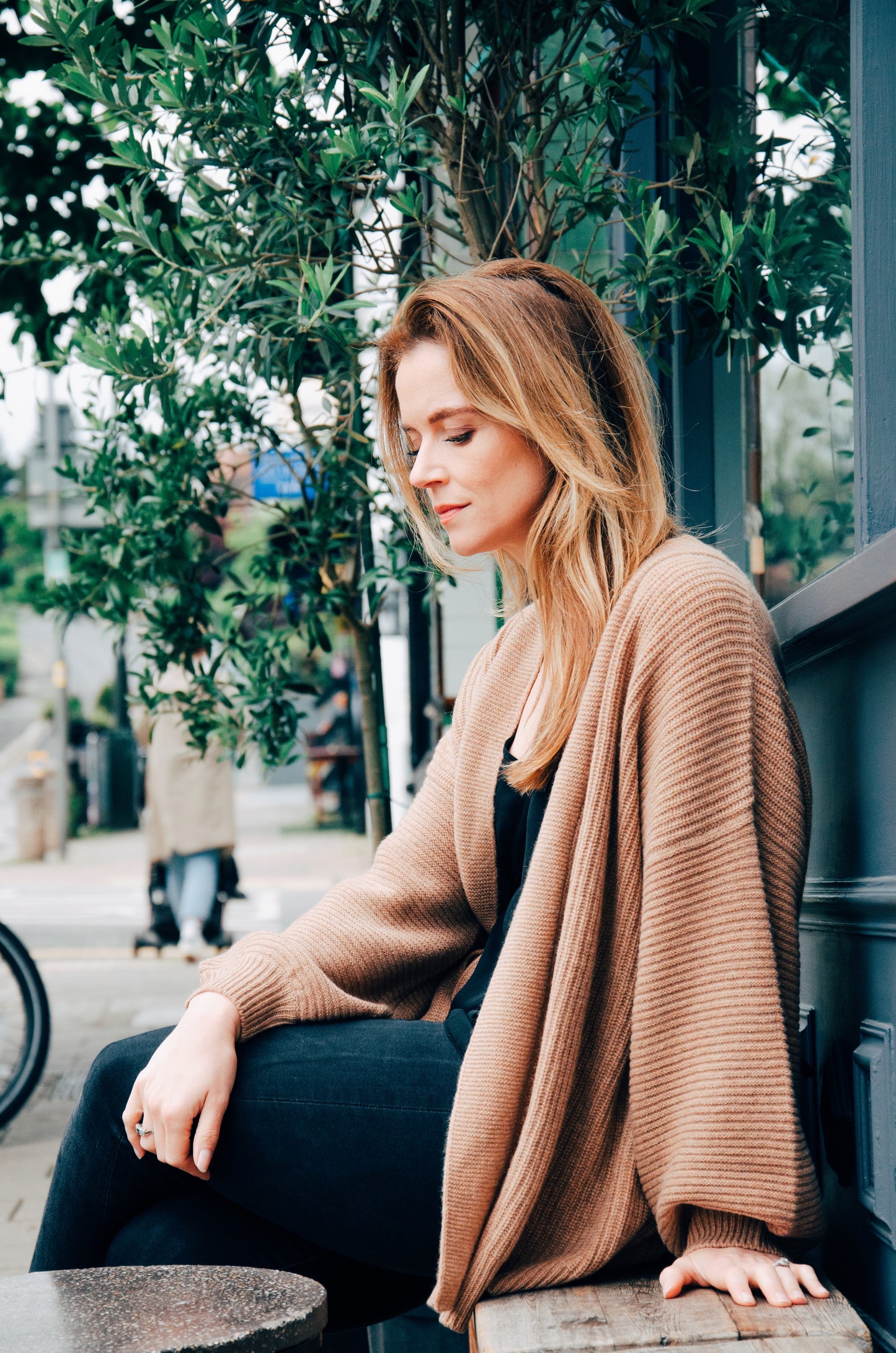 The Everyday Cardigan Rich Caramel Pre-order Free Shipping