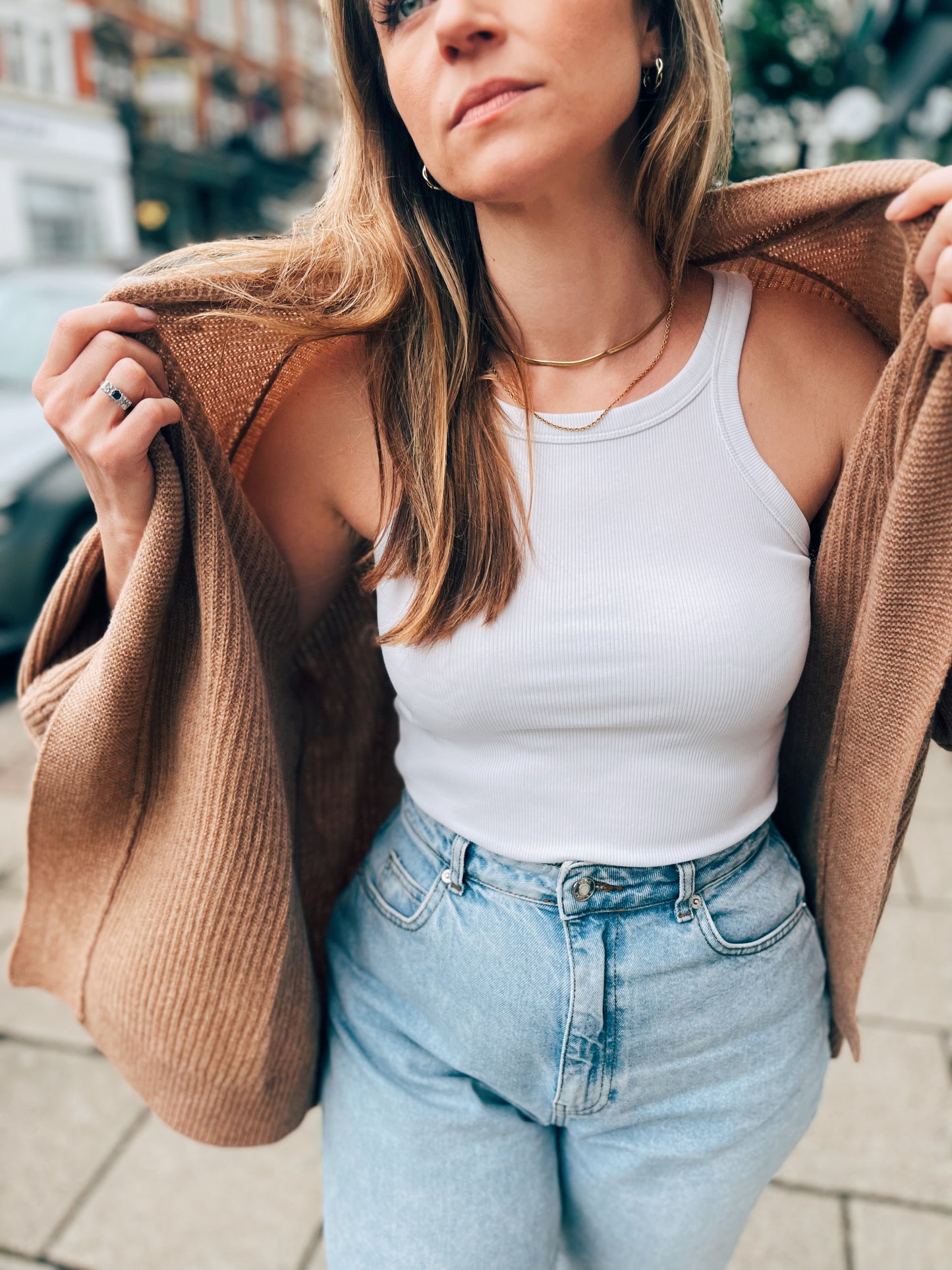 The Everyday Cardigan Rich Caramel Pre-order Free Shipping