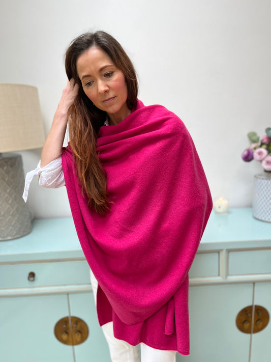 Ruby Pink Travel Wrap